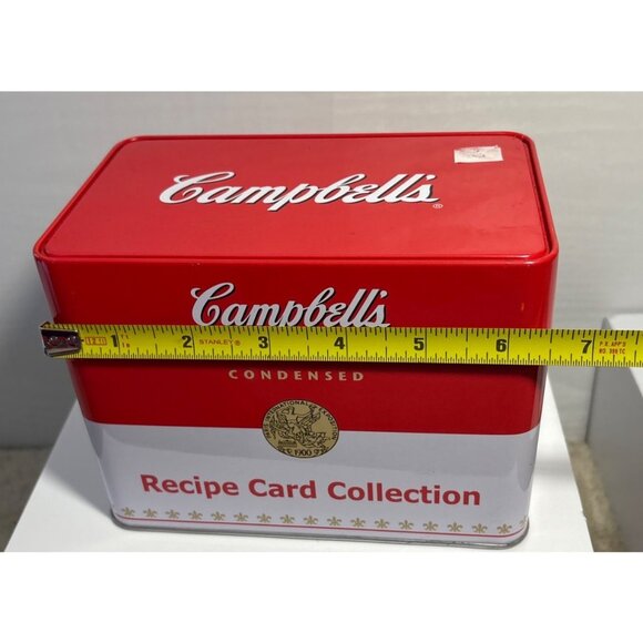 Campbells Condensed Recipe Card Tin Box Recipe Cards Dividers & Blank EUC 2007 - Picture 8 of 10